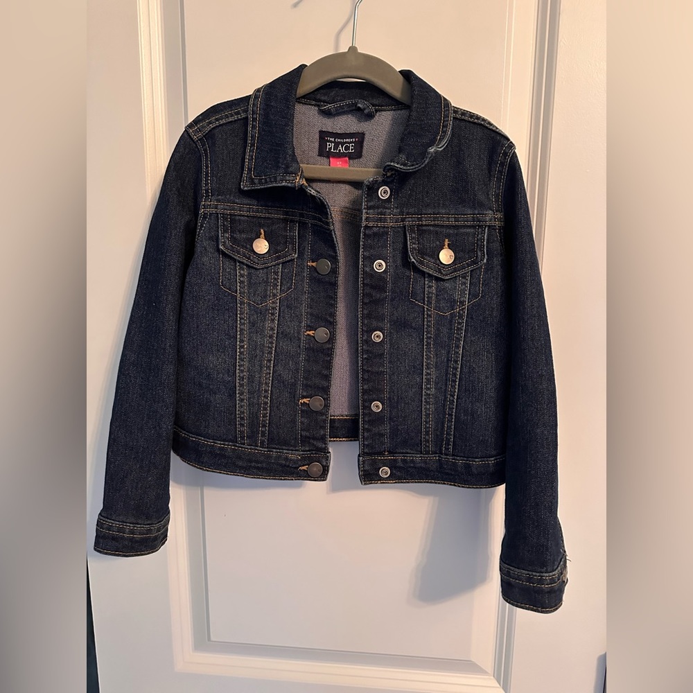 Like new, dark denim jacket, Children’s place brand size 5T